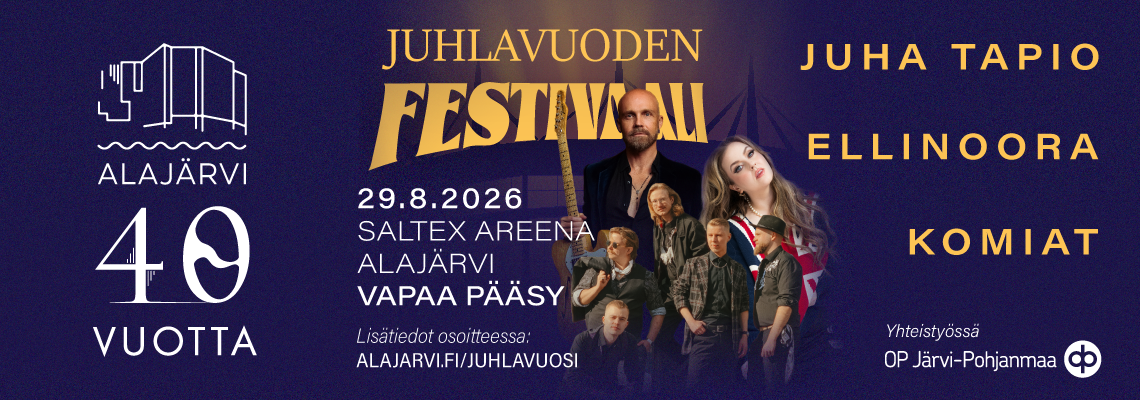 Alajärvi 40 vuotta – Juhlavuoden festivaali
