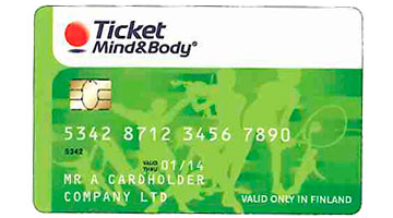 Ticket mind & body maksukortti
